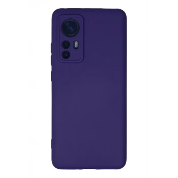Newface Xiaomi Mi 12 Kılıf Nano içi Kadife Silikon - Mor