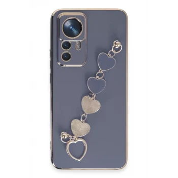 Newface Xiaomi Mi 12T Pro Kılıf Esila Silikon - Gri
