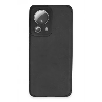 Newface Xiaomi Mi 13 Lite Kılıf Loop Deri Silikon - Siyah