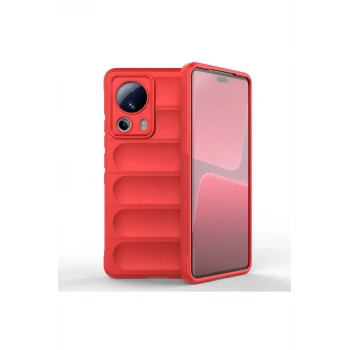Newface Xiaomi Mi 13 Lite Kılıf Optimum Silikon - Kırmızı