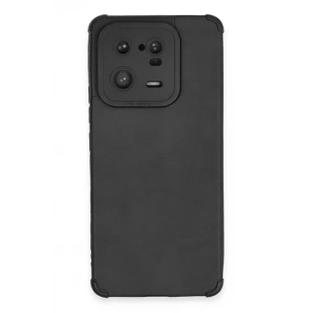 Newface Xiaomi Mi 13 Pro Kılıf Loop Deri Silikon - Siyah