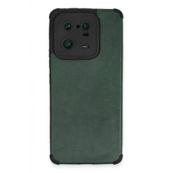 Newface Xiaomi Mi 13 Pro Kılıf Loop Deri Silikon - Yeşil