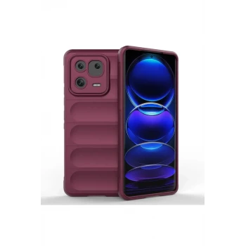 Newface Xiaomi Mi 13 Pro Kılıf Optimum Silikon - Bordo