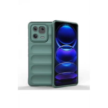 Newface Xiaomi Mi 13 Pro Kılıf Optimum Silikon - Koyu Yeşil