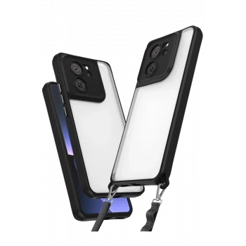 Newface Xiaomi Mi 13T Pro Kılıf Penta Silikon Kılıf - Siyah