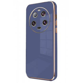 Newface Xiaomi Mi 14 Ultra Kılıf Volet Silikon - Mavi