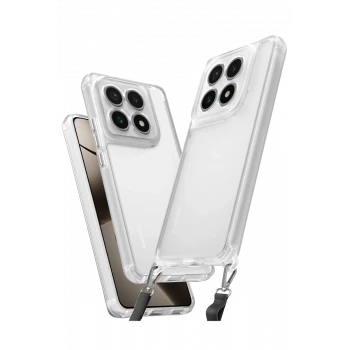 Newface Xiaomi Mi 14T Kılıf Penta Silikon Kılıf - Şeffaf