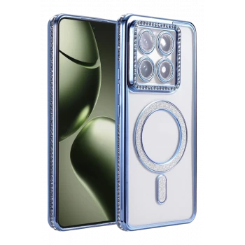 Newface Xiaomi Mi 14T Pro Joke Simli Magneticsafe Kılıf - Mavi