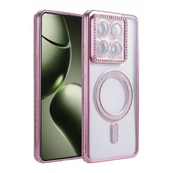Newface Xiaomi Mi 14T Pro Joke Simli Magneticsafe Kılıf - Pembe