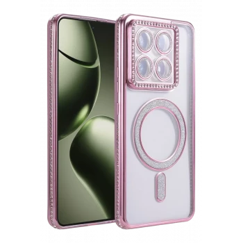 Newface Xiaomi Mi 14T Pro Joke Simli Magneticsafe Kılıf - Pembe