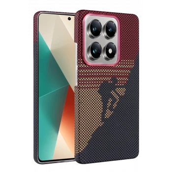 Newface Xiaomi Mi 14T Pro Vega Magsafe Kapak - Kırmızı