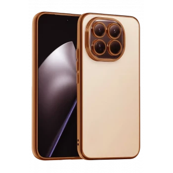 Newface Xiaomi Mi 15 Razer Lensli Silikon - Çöl Titanyum