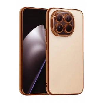 Newface Xiaomi Mi 15 Razer Lensli Silikon - Çöl Titanyum