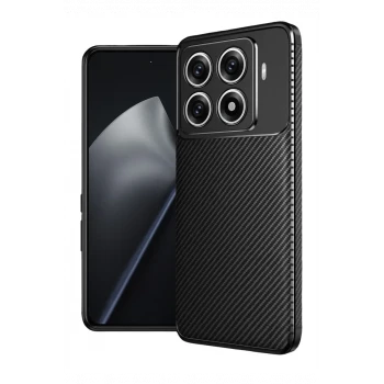 Newface Xiaomi Mi 15T Pro Auto Focus Karbon Kapak - Siyah