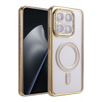 Newface Xiaomi Mi 15T Pro Joke Simli Magneticsafe Kılıf - Gold