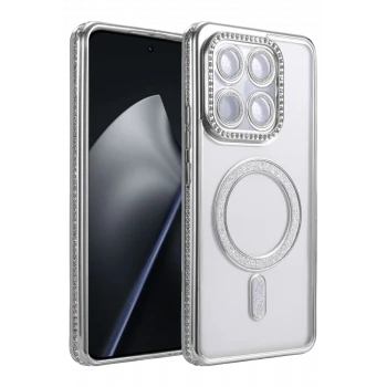 Newface Xiaomi Mi 15T Pro Joke Simli Magneticsafe Kılıf - Gümüş