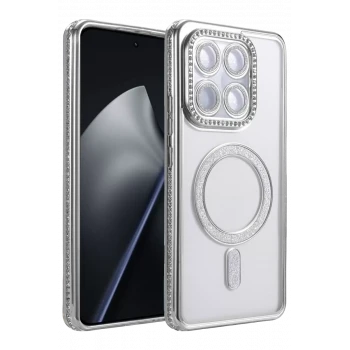 Newface Xiaomi Mi 15T Pro Joke Simli Magneticsafe Kılıf - Gümüş