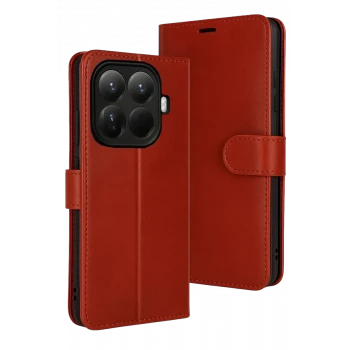 Newface Xiaomi Mi 15T Pro Trend S Plus Kapaklı Kılıf - Kırmızı