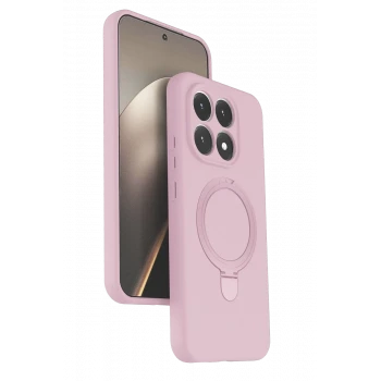 Newface Xiaomi Mi 15T Regal Magsafe Standlı Kapak - Açık Pembe