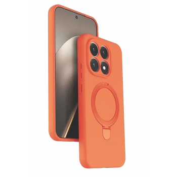 Newface Xiaomi Mi 15T Regal Magsafe Standlı Kapak - Turuncu