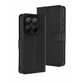 Newface Xiaomi Mi 15T Trend S Plus Kapaklı Kılıf - Siyah