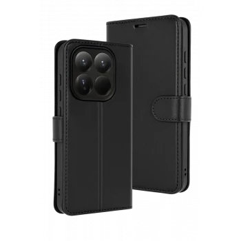 Newface Xiaomi Mi 15T Trend S Plus Kapaklı Kılıf - Siyah
