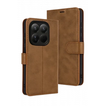 Newface Xiaomi Mi 15T Trend S Plus Kapaklı Kılıf - Taba