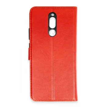 Newface Xiaomi Mi 8 Trend S Plus Kapaklı Kılıf - Kırmızı