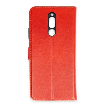 Newface Xiaomi Mi 8 Trend S Plus Kapaklı Kılıf - Kırmızı