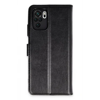 Newface Xiaomi Mi Note 10 Trend S Plus Kapaklı Kılıf - Siyah