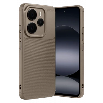 Newface Xiaomi Note 14 5G Auto Focus Karbon Kapak - Kahverengi