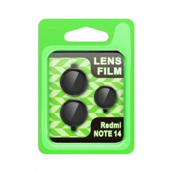 Newface Xiaomi Note 14 5G Raze Metal Kamera Lens - Siyah