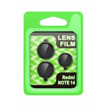 Newface Xiaomi Note 14 5G Raze Metal Kamera Lens - Siyah