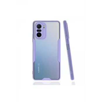 Newface Xiaomi Poco F3 Kılıf Platin Silikon - Lila