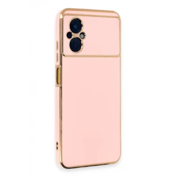 Newface Xiaomi Poco M5 Kılıf Volet Silikon - Pembe