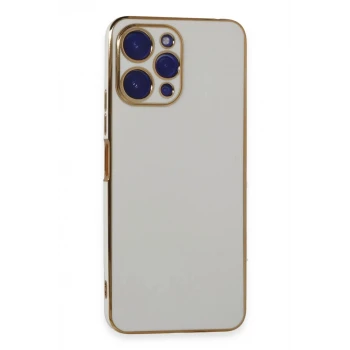 Newface Xiaomi Poco M6 Pro 5G Kılıf Volet Silikon - Beyaz