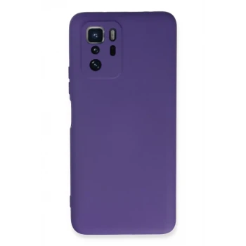 Newface Xiaomi Poco X3 GT Kılıf Nano içi Kadife Silikon - Mor