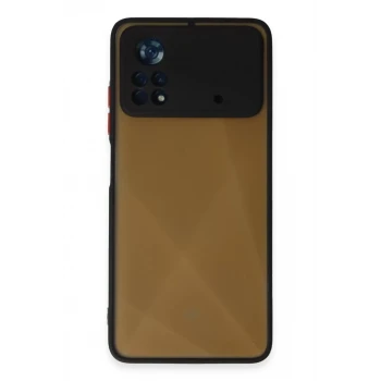Newface Xiaomi Poco X4 Pro 5G Kılıf Montreal Silikon Kapak - Siyah