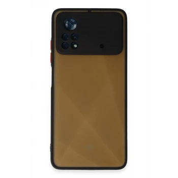 Newface Xiaomi Poco X4 Pro 5G Kılıf Montreal Silikon Kapak - Siyah