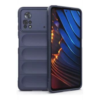 Newface Xiaomi Poco X4 Pro 5G Kılıf Optimum Silikon - Lacivert