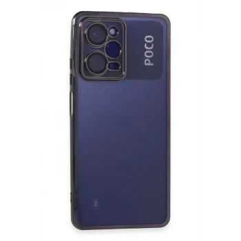 Newface Xiaomi Poco X5 Pro 5G Kılıf Razer Lensli Silikon - Mor
