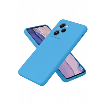 Newface Xiaomi Poco X5 Pro 5G Nano içi Kadife Silikon - Mavi