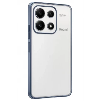 Newface Xiaomi Poco X6 Pro Kılıf Razer Lensli Silikon - Açık Mavi