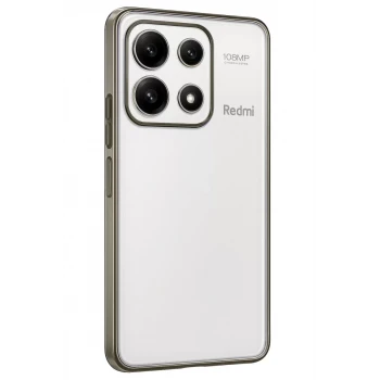 Newface Xiaomi Poco X6 Pro Kılıf Razer Lensli Silikon - Gold