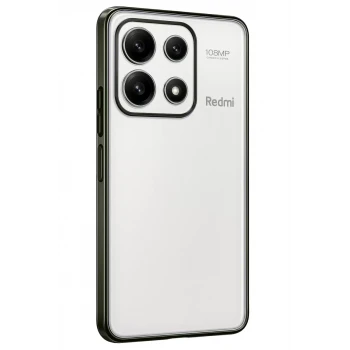 Newface Xiaomi Poco X6 Pro Kılıf Razer Lensli Silikon - Yeşil