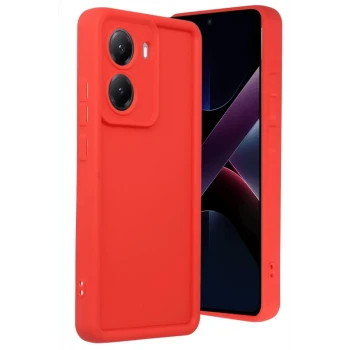 Newface Xiaomi Poco X7 Pro Viera Silikon - Kırmızı