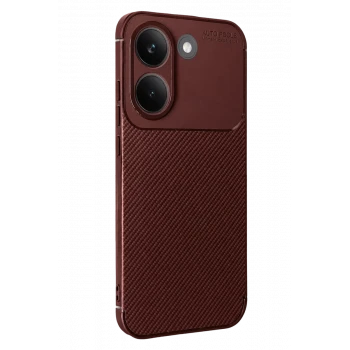 Newface Xiaomi Poco X8 Pro Auto Focus Karbon Kapak - Bordo
