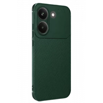 Newface Xiaomi Poco X8 Pro Auto Focus Karbon Kapak - Koyu Yeşil