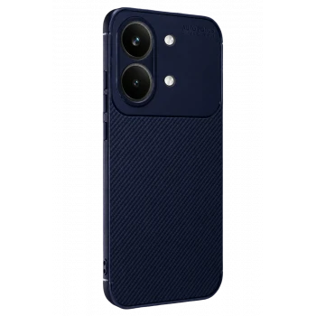 Newface Xiaomi Poco X8 Pro Max Auto Focus Karbon Kapak - Lacivert