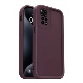 Newface Xiaomi Redmi 10 2022 Kılıf Viera Silikon - Mürdüm